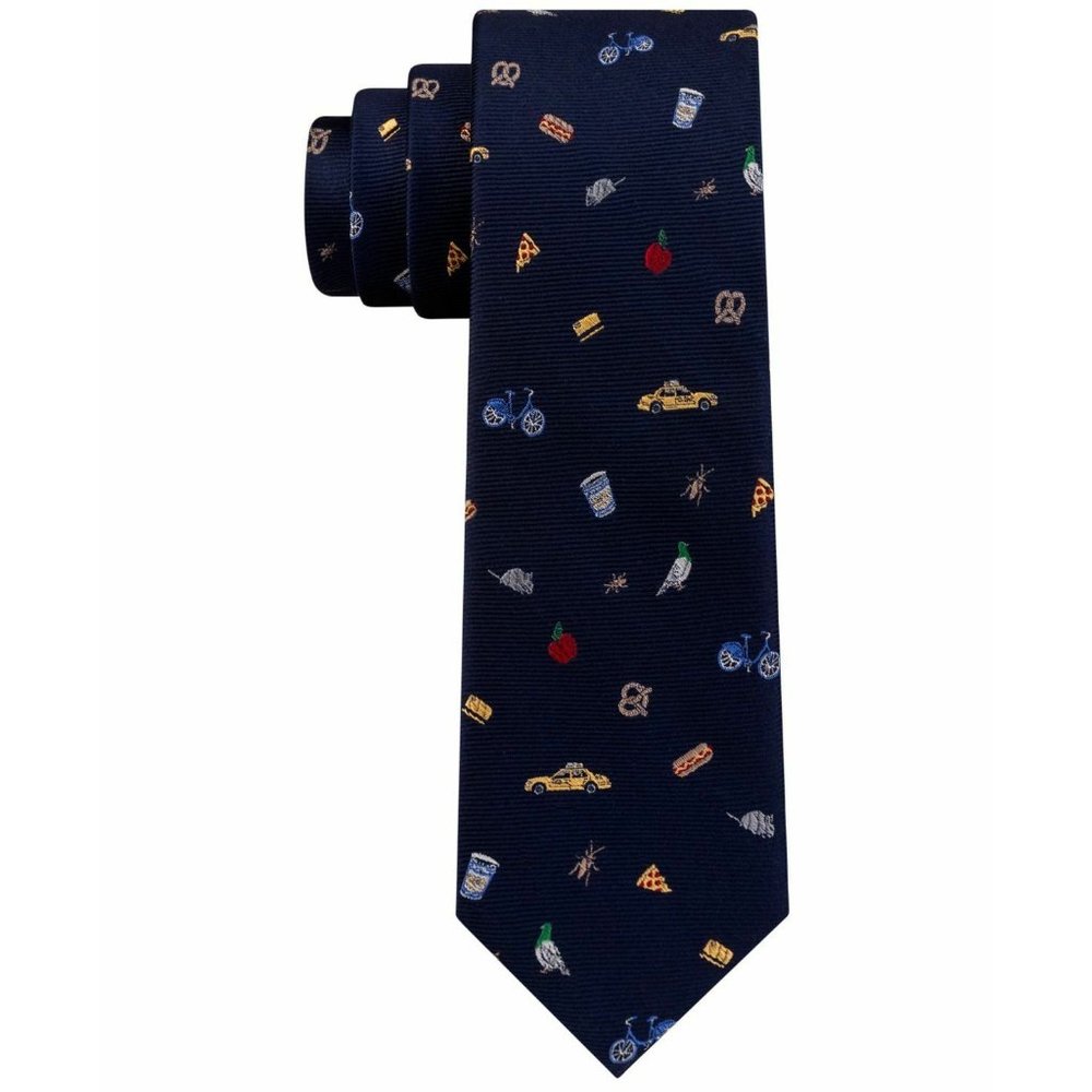 New! Tommy Hilfiger New York City NYC Necktie 100% Silk
